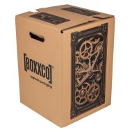 1-piece brown cardboard stool DIGITAL PRINT | up to 500 pieces | 4c printing