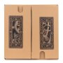 1-piece brown cardboard stool DIGITAL PRINT | up to 500 pieces | 4c printing