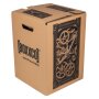 1-piece brown cardboard stool DIGITAL PRINT | up to 500 pieces | 4c printing