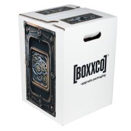 1-piece cardboard stool white DIGITAL PRINT | up to 500 pieces | 4c printing