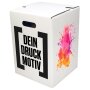 1-piece cardboard stool white DIGITAL PRINT | up to 500 pieces | 4c printing
