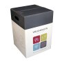 Single piece cardboard stool white PREMIUM PRINT | from 500 pcs | 4c print