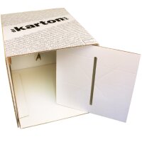 multi-part cardboard stool DIGITAL PRINT | up to 500 pcs white | 4c print