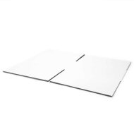 Folding boxes white printable 300x300x150 mm