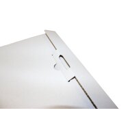 Großbriefkartons weiß bedruckbar 340x240x14 mm