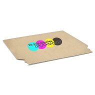 Mailing bags with cross fill printable 270x185x0-30 mm