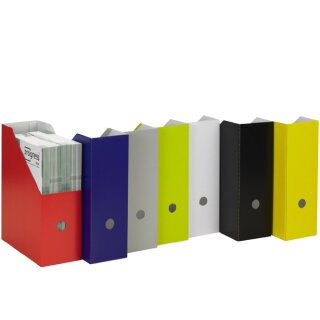SUPERCOLOR magazine rack yellow | 265x105x315 mm (DIN A4+)