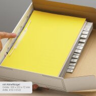 BIANCO Filing box 320x253x72 mm (DIN A4+) | for filing clips
