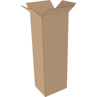 1-wall folding cartons 250x200x550 mm