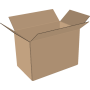 1-wall folding cartons 350x200x250 mm