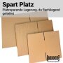 1-wellige Faltkartons 300x230x150 mm