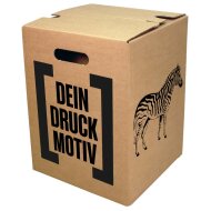 1-piece brown cardboard stool STANDARD PRINT | from 440...