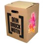 1-teiliger Papphocker braun STANDARDDRUCK | ab 440 Stk | 3c-Druck