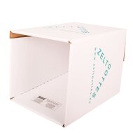 1-piece cardboard stool white STANDARD PRINT | from 440 pieces | 1c print