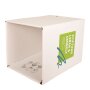 1-teiliger Papphocker weiß STANDARDDRUCK | ab 440 Stk | 2c-Druck