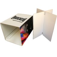 multipart cardboard stool DIGITALPRINT | up to 500 pcs.