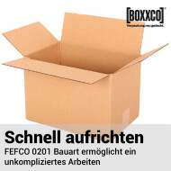 Single wall boxes 250x200x150 mm