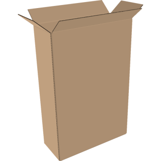 2-wall folding cartons 250x100x350 mm