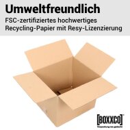 Single-wall folding boxes 300x250x250 mm
