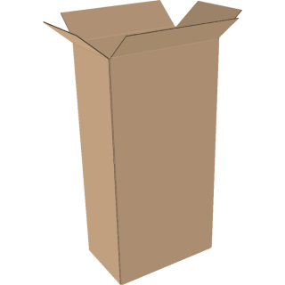 2-wall folding cartons 350x200x600 mm