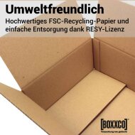 Single-wall folding boxes 350x250x100 mm