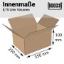 Single-wall folding boxes 350x250x100 mm