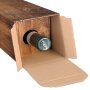 Flaschen-Faltschachteln Vintage | 1 Wein-/Sektflasche | 90x90x355 mm