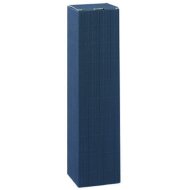 Bottle folding boxes with a wave structure, dark blue | 1...