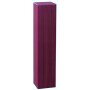 Flaschen-Faltschachteln Wellenstruktur Bordeaux | 1 Wein-/Sektflasche | 90x90x365 mm