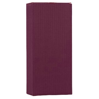 Bottle folding boxes with corrugated structure, Bordeaux | 2 wine bottles | 168 x 80 x 365 mm