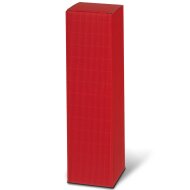 Bottle folding boxes wave structure red | 1 wine /...