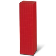 Bottle folding boxes, corrugated structure, red | 1...