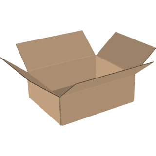 2-wall folding cartons 800x500x100 mm