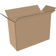 2-wall folding cartons 850x300x450 mm