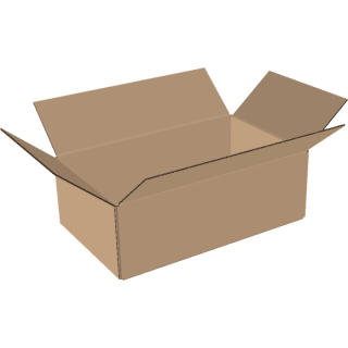 2-wall folding cartons 850x350x200 mm