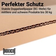 Double-walled folding boxes 592x592x200 mm