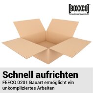 Double-walled folding boxes 592x592x200 mm