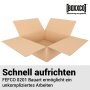Double-walled folding boxes 592x592x200 mm