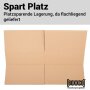 Double-walled folding boxes 592x592x200 mm
