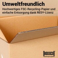 Double-walled folding boxes 600x400x300 mm