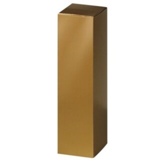 Flaschen-Faltschachteln Gold | 1 Magnumflasche | 110x110x420 mm