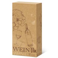 Bottle folding boxes Pure Line naturell | 2 wine /...