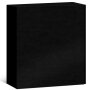 Presentation boxes wave structure black | 6 wine/champagne bottle | 255x194x380 mm