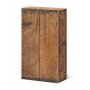 Präsentkartons Holzkiste Rustikal | 2 Wein-/Sektflaschen | 192x93x360 mm