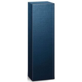 Press boxes Struktura VITA Dark blue | 1 wine/champagne bottle| 88x100x380 mm