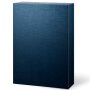 Press boxes Struktura VITA Dark blue | 3 wine/champagne bottle | 260x93x360 mm