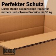 Double-walled folding boxes 400x300x100-300 mm
