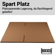 Double-walled folding boxes 400x300x100-300 mm