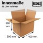 Double-walled folding boxes 400x300x100-300 mm
