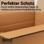 Double-walled folding boxes 400x300x100-300 mm